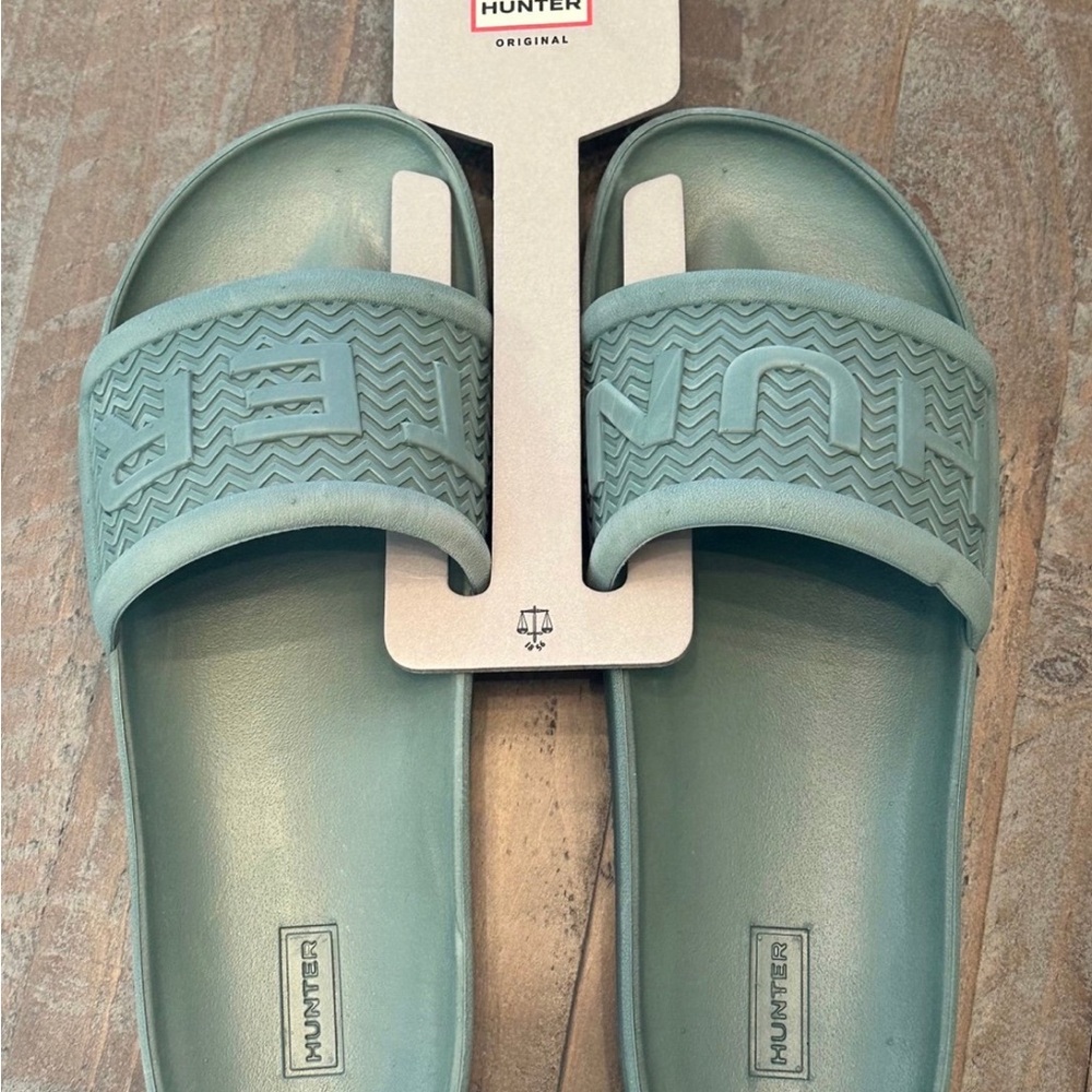Hunter Women’s Bloom Algae Foam Slide NWT